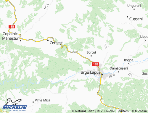 Mapa MICHELIN Cufoaia - ViaMichelin