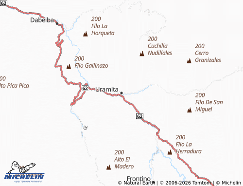 Carte MICHELIN Uramita - ViaMichelin