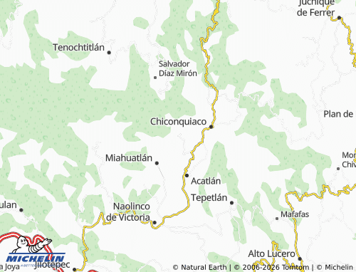 Mapa MICHELIN Landero y Coss - ViaMichelin