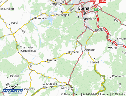 MICHELIN Safframénil map - ViaMichelin