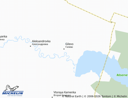 MICHELIN-Landkarte Gilevo - ViaMichelin