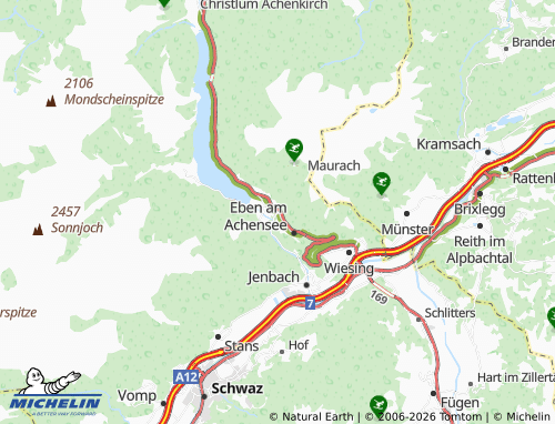 Mapa MICHELIN Maurach - ViaMichelin