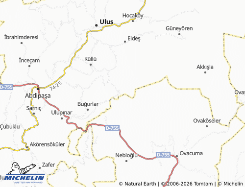 Mapa MICHELIN Karakışla - ViaMichelin