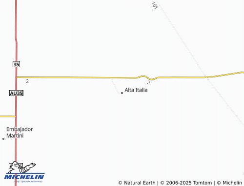 MICHELIN Alta Italia map - ViaMichelin