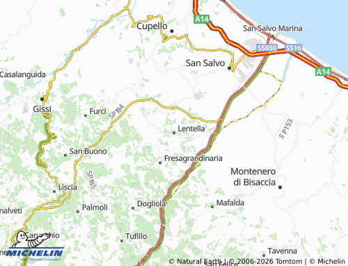 Mapa MICHELIN Lentella - ViaMichelin