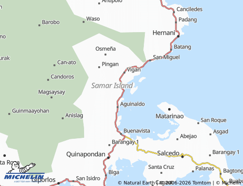 Mappa MICHELIN General Macarthur - ViaMichelin