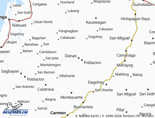 MICHELIN Santo Nino map - ViaMichelin