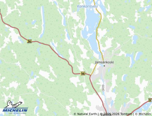 MICHELIN Lavakorpi map - ViaMichelin
