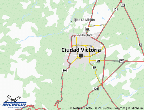Mappa MICHELIN Miguel Alemán - ViaMichelin