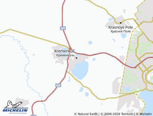 MICHELIN-Landkarte Kremenkul' - ViaMichelin