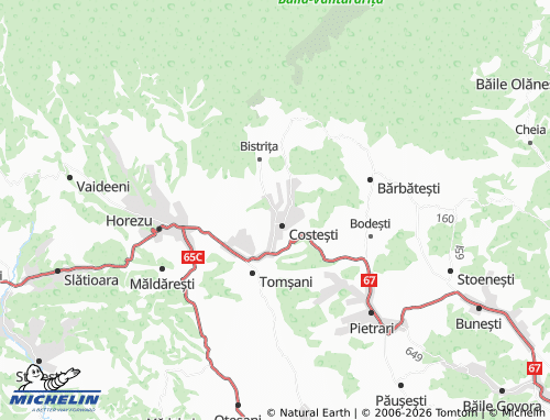 MICHELIN Văratici map - ViaMichelin