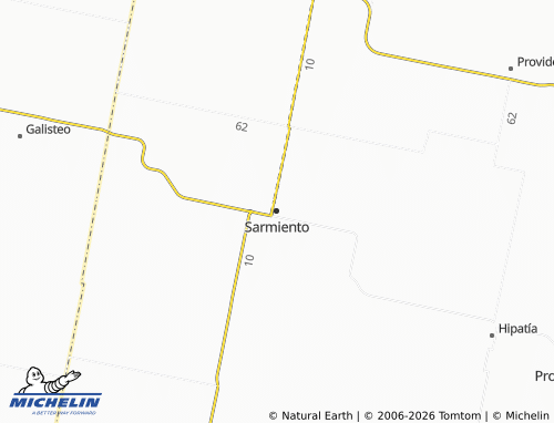Mappa MICHELIN Sarmiento - ViaMichelin