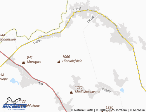 MICHELIN Thabanaseso map - ViaMichelin