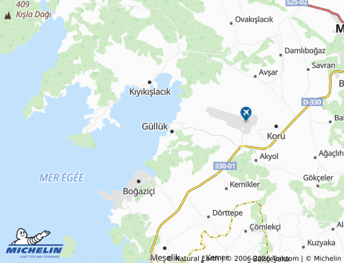 Mappa MICHELIN Güllük - ViaMichelin