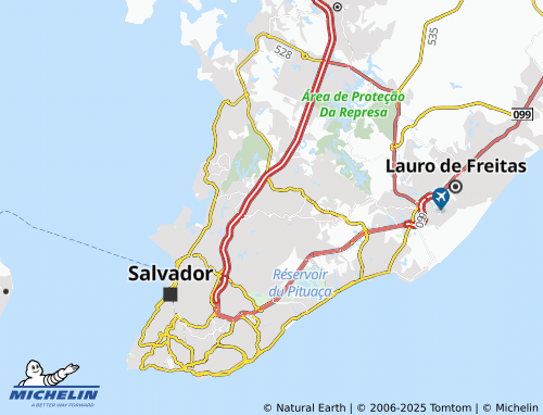 MICHELIN Vila Canária map - ViaMichelin