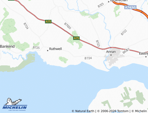 Mappa MICHELIN Cummertrees - ViaMichelin