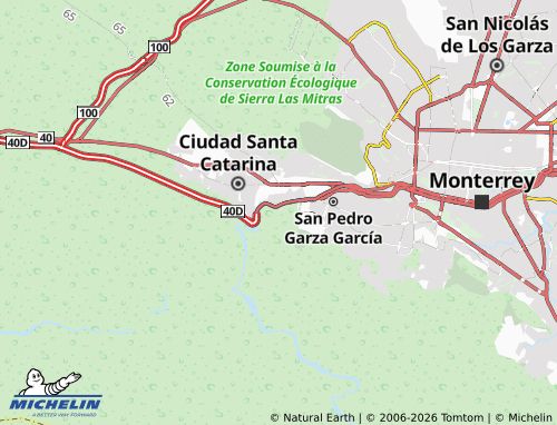Mappa MICHELIN Huasteca Real II - ViaMichelin