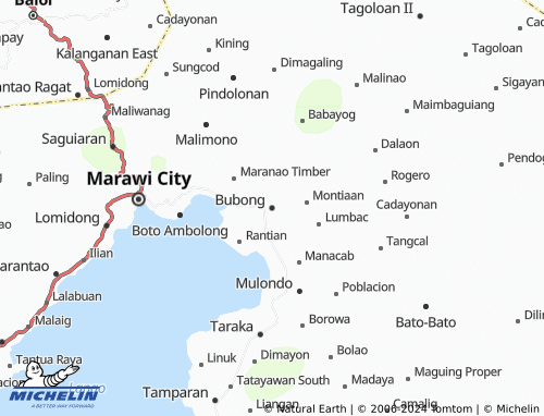 MICHELIN Bubong map - ViaMichelin