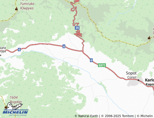 MICHELIN Stoletovo map - ViaMichelin