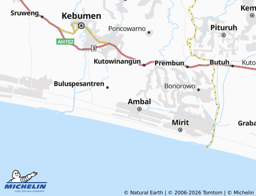 MICHELIN-Landkarte Ambalkebrek - ViaMichelin