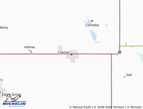 Mappa MICHELIN Clarion - ViaMichelin