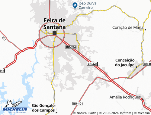 Mapa MICHELIN Limoeiro - ViaMichelin