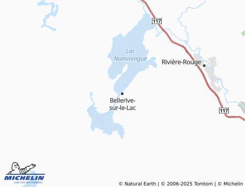MICHELIN-Landkarte Bellerive-sur-le-Lac - ViaMichelin