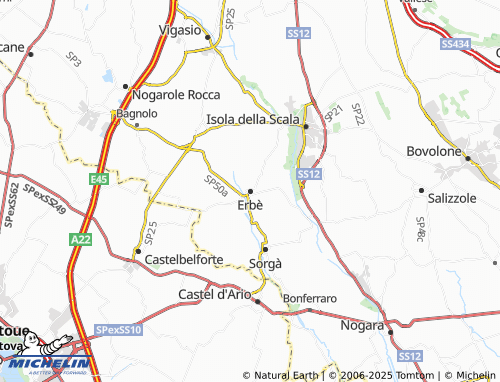MICHELIN Erbè map - ViaMichelin