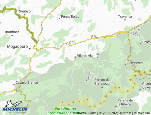 MICHELIN Vila de Ala map - ViaMichelin