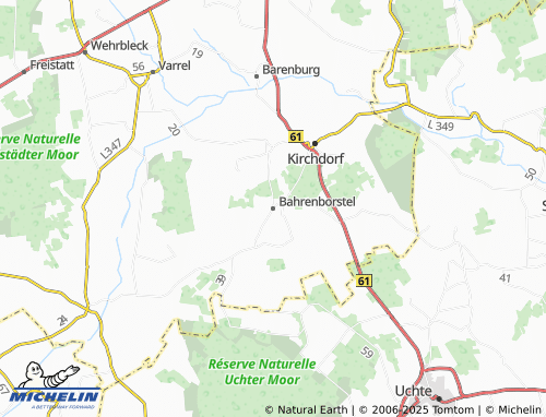 MICHELIN Bahrenborstel map - ViaMichelin