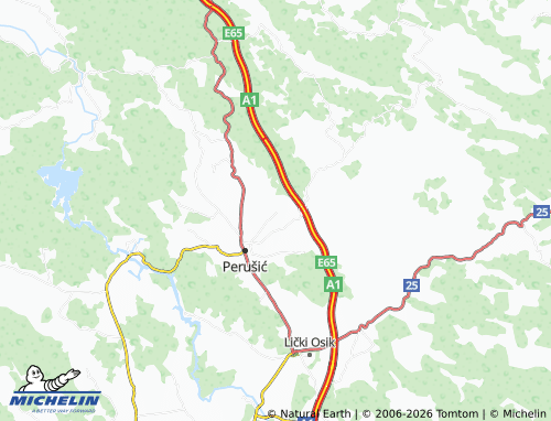Carte MICHELIN Konjsko Brdo - ViaMichelin