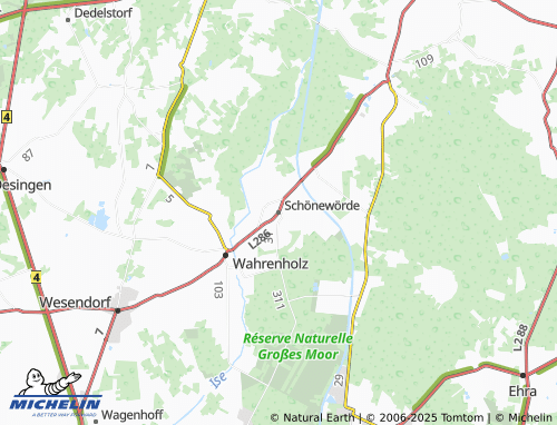 MICHELIN Schönewörde map - ViaMichelin