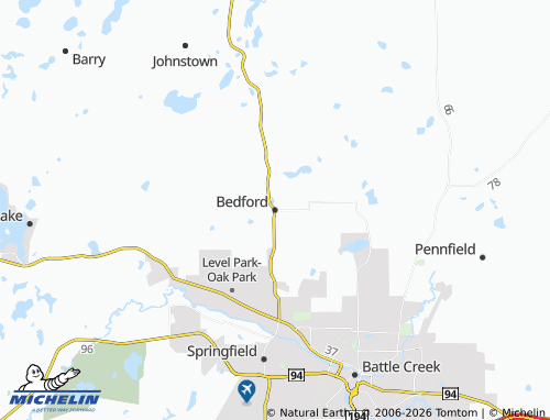 Mappa MICHELIN Bedford - ViaMichelin
