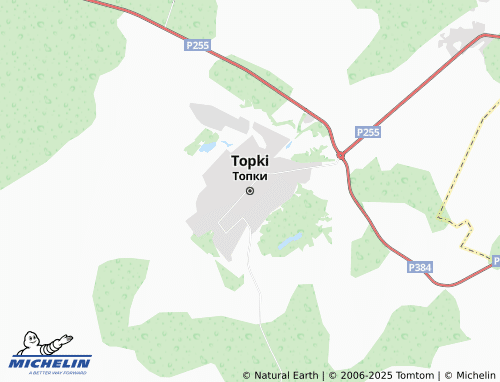 MICHELIN Topki map - ViaMichelin