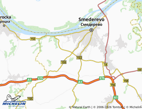 Mapa MICHELIN Petrijevo - ViaMichelin