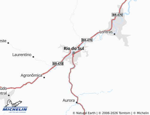 Mapa MICHELIN Eugênio Schneider - ViaMichelin