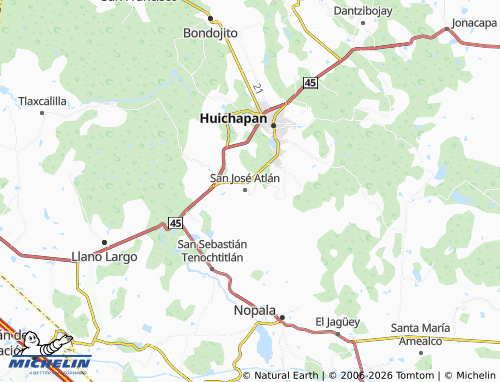 Mapa MICHELIN San José - ViaMichelin