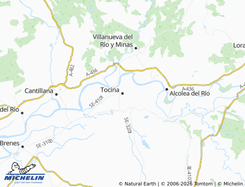 Mapa MICHELIN Tocina - ViaMichelin