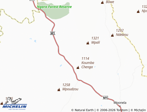 MICHELIN Simoko map - ViaMichelin