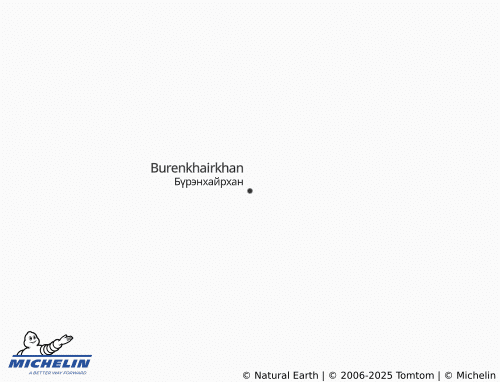 Carte MICHELIN Burenkhairkhan - ViaMichelin