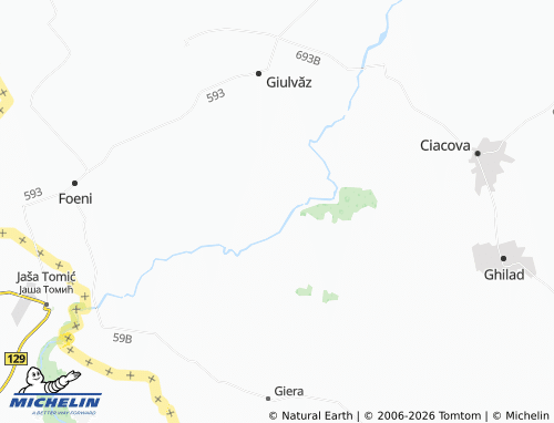 MICHELIN Crai Nou map - ViaMichelin