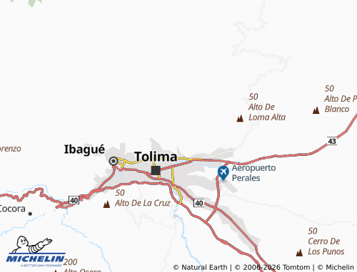 Carte MICHELIN La Peligrosa - ViaMichelin
