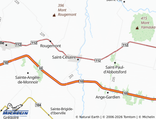 Mapa MICHELIN Saint-Césaire - ViaMichelin