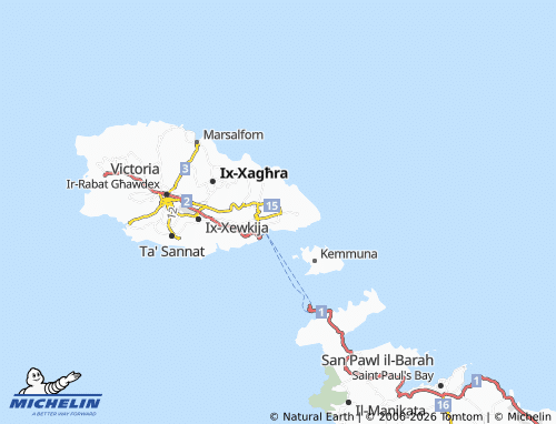 Mapa MICHELIN Il-Qala - ViaMichelin