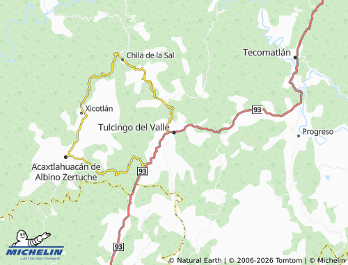 MICHELIN-Landkarte Tulcingo del Valle - ViaMichelin