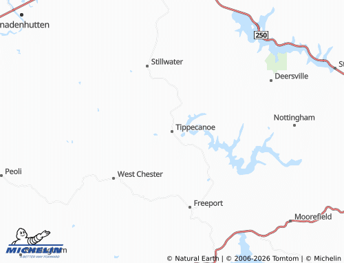 Carte MICHELIN Tippecanoe - ViaMichelin