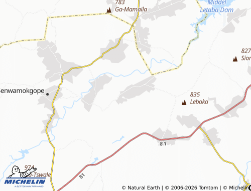 Mappa MICHELIN Phongololo - ViaMichelin