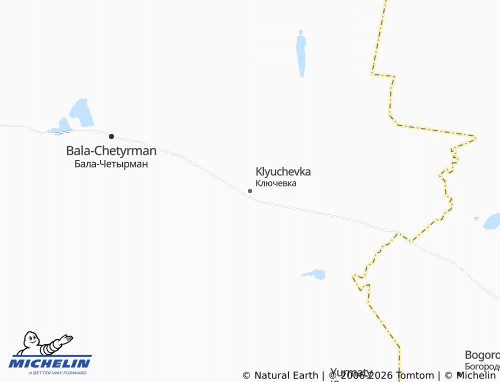 MICHELIN-Landkarte Klyuchevka - ViaMichelin