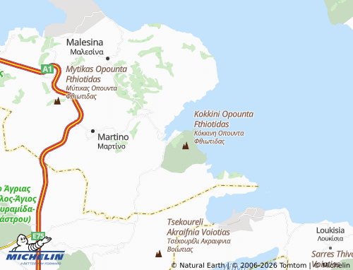 Carte MICHELIN Metalleia - ViaMichelin