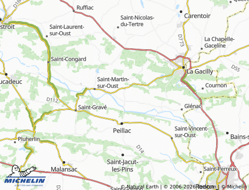 Mappa MICHELIN Les Fougerêts - ViaMichelin